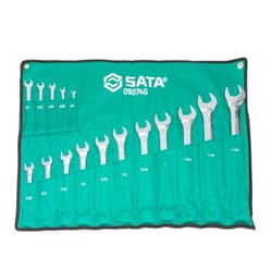 SATA 16 Piece 12 Point Combination Wrench Set | SAE sizes 1/4
