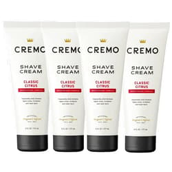 Cremo Original Shave Cream, Astonishingly Superior Shaving Cream for Men, 6 Fluid Ounce (4 Pack)