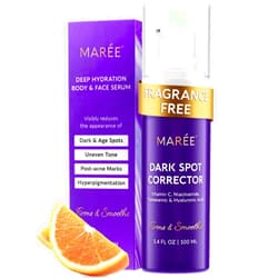 MAREE Dark Spot Remover for Face and Body – Dark Spot Corrector Serum – Hyperpigmentation, Melasma, Sun & Age Spots – Black & Brown Spot Remover for Women – Crema para Manchas Oscuras en la Cara