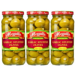 MEZZETTA OLIVE STFD GARLIC, Pack of 6