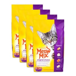 Meow Mix Original Choice Dry Cat Food, 3.15 Pound (Pack of 4), Complete & Balanced Nutrition