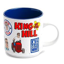 Silver Buffalo King Of The Hill Episode Icons Single Stackable Ceramic Mug | Holds 13 Ounces