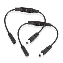 PNGKNYOCN DC 12V LED Strip Lights Dimmer DC 5.5 * 2.1mm Male to Female Mini Single Color LED Dimming Controller(2-Pack)