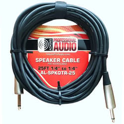 Adkins Professional Audio Speaker Cable Quarter to Quarter 25'- Adkins Professional Audio