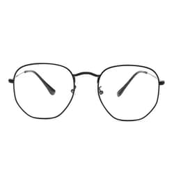 Pro Acme Hexagonal Non-Prescription Glasses Frame for Women Men Designer Square Round Metal Clear Lens Eyeglasses