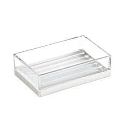 InterDesign iDesign Clarity BPA-Free Plastic Bar Soap Dish-5