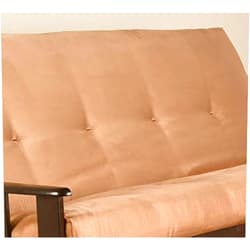 FutonX Futon Cover Only - Quality Suede Microfiber Fabric Collection Fits 6-8 inch Futons Mattress (Peat, Queen Size)