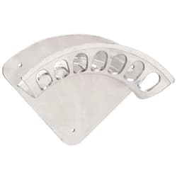 Geka 5122 Wall-Mounted Hose Support Form A 348x143mm, Silver, 18 x 8 x 13 cm