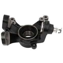 LZEFIA Front Left Steering Knuckle 51250-HP5-600 Fits TRX420 FE/FM/FA/FPA (Black,Steel)