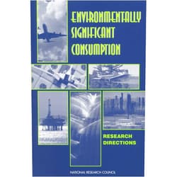 By Paul C. Stern (Author), Thomas Dietz (Author), Vernon W. Ruttan (Author), Robert H. Socolow (Author), James L. Sweeney (Author), Committee on the Human Dimensions of Global Change (Author), National Research Council (Author) & 3 more Format: Kindle Edition Environmentally Significant Consumption: Research Directions