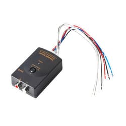 NuIth Car Audio Speaker Wire to RCA Line Output Converter, 2-Channel High to Low RCA Converter for Adding Amplifier Subwoofer to Stock Stereo