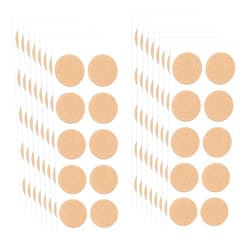 Trinkrittey 300 Pcs Earring Support Patches 10mm Ear Lobe Support Patches Earring Lifters Sticker Replacement Waterproof Lifting Patches Round Ear Lobe Support Backs for Supporting Heavy Earrings