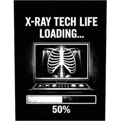 PM Books X-Ray Tech Life Loading: Radiology Student Notebook – Funny X-Ray Tech Journal for Future Radiologic Technologists | 8.5x11 Lined Notebook