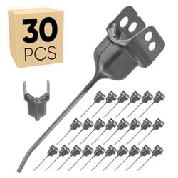 Maple Farm Seats Inc 30PCS Rubber Mounted Rake Teeth 154 Left Hand, Heavy Duty Hay Wheel Rake Tines, Tedder Baler Tooth, Hay Tool, Farm Aftermarket Replacement Parts, Compatible with New Holland, Allen, Ford