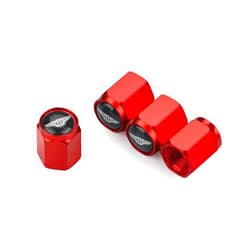 ZANGRUI 4Pcs Car Tyre Valve Caps for Bentley Bentayga Continental Azure Mulsanne Rust-Proof Car Tire Air Caps Cover Leak-Proof Dust Wheel Caps for Car Tyres Car Accessories,Red