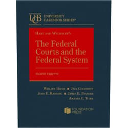 By William Baude (Author), Jack Goldsmith (Author), John Manning (Author), James Pfander (Author), Amanda Tyler (Author) & 1 more Hart and Wechsler's The Federal Courts and the Federal System (University Casebook Series)