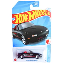 Matchbox Hot Wheels '91 Mazda MX 5 Miata, HW J Imports 6/10 [Black] 120/250, L2593