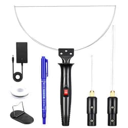 GOCHANGE 3 in 1 Foam Cutter Electric Cutting Machine Pen Tools Kit, 100-240V / 18W Styrofoam Cutting Pen with Electronic Voltage Transformer Adaptor