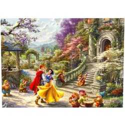 Ceaco - Disney - Thomas Kinkade - Snow White Dancing in The Sunlight - 1000 Piece Jigsaw Puzzle