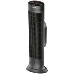 Honeywell Safeguard Motion Sensor Ceramic Space Heater, Large Room, Black –Ceramic Heater with Two Heat Settings and Slim Tower Design