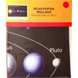 Kappa Solar System Wall Map