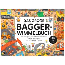 Lina Weber Das große Bagger-Wimmelbuch: ab 2 Jahre: Ein riesiger Such- und Entdeckerspaß auf der Baustelle – mit über 1000 Details! (Wimmelbücher) (German Edition)