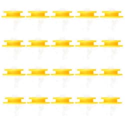 LT Easiyl 20pcs Mudguard Lining Fixing Clip Door Panel Buckle 30698669 Compatible with Volvo C30 2008-2013