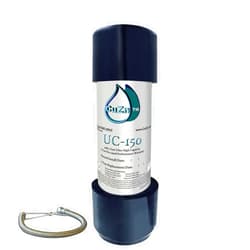 CuZn Under Sink Water Filter for Sink Faucet, 20K Gallons or 2 Year Filtration Life, Reduces PFAs, PFOS, Lead, Chlorine, Improves Taste of Tap Water, NSF/ANSI 42 & 372 Certified High Performance