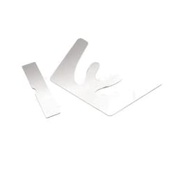 UINMYREO Dental Occlusal Plane Plate Maxillary Casting Jaw Fox Autoclavable Mouth Guard Stainless Steel