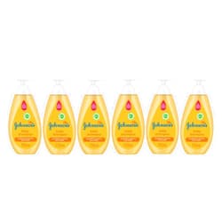 Johnson's Baby Shampoo with Tear-Free Formula, Shampoo for Baby's Delicate Scalp & Skin Gently Washes Away Dirt & Germs, Free of Parabens, Phthalates, Sulfates and Dyes, 25.36 fl. oz (750 ml) with Pump 6-Pack