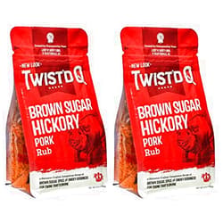 Twist'd Q - Brown Sugar Hickory Pork Rub - American Royal - Loot N' Booty - 2 Pack