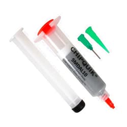 Chip Quik SMDAL10 Aluminum Solder Paste Water-Soluble Sn96.5/Ag3.5 T3 (10cc/25g syringe)