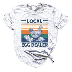Thaimanh Local Egg Dealer Shirt, Easter Egg Dealer Shirt, Funny Easter T-Shirt, Chicken Shirt, Farm Lover Gift, Egg Dealer Tee, Farmer Life Shirt