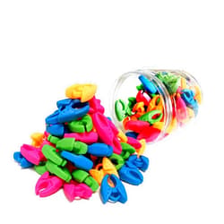 HimaPro Silicone Bobbin Clamps - Prevent Thread Tails from Unwinding - No More Loose Ends -(60 PCs Clamps in a Bucket)