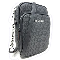 Michael Kors Jet Set Travel Medium Logo Crossbody Bag (Black)