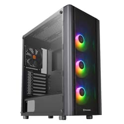 Thermaltake V250 Motherboard Sync ARGB ATX Mid-Tower Chassis with 3 120mm 5V Addressable RGB Fan + 1 Black 120mm Rear Fan Pre-Installed CA-1Q5-00M1WN-00