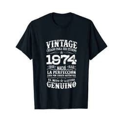 Osito USA Born in 1974 50 Years Old 50th Vintage Spanish Birthday T-Shirt