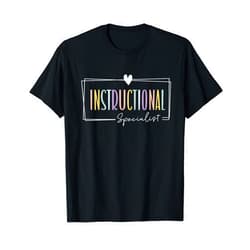 Instructional Specialist Retro Instructional Specialist Academic Specialist Teacher T-Shirt