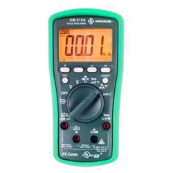 Greenlee DM-510A True RMS Professional Plant Digital Multimeter, Green