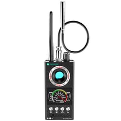 JMDHKK Hidden Camera Detector & Bug Detector – Magnetic Tracker & Wireless Signal Finder for Home, Office, Hotel, Car – Advanced Privacy Protection for Travel & Security(Black)