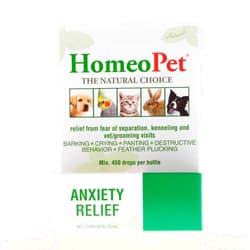 HomeoPet Anxiety Relief, 15 Milliliters, Natural Pet Calming Product