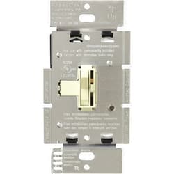 Lutron Toggler Incandescent Dimmer Switch, 600-Watt 3-Way Preset, AY-603P-AL, Almond