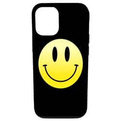 Smile Positive Happy Face Apparel iPhone 12/12 Pro Yellow Smile Happy Peace Smiling Face Cute Humor Awesome Case