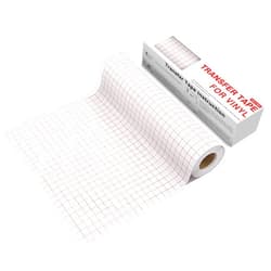 YRYM HT Clear Vinyl Transfer Paper Tape Roll-12 x 50 FT w/Alignment Grid Application Tape for Silhouette Cameo, Cricut Adhesive Vinyl for Decals,Signs, Windows, Stickers