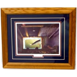 Peck and Gartner Les Kouba Darkhouse Spearing Framed Print