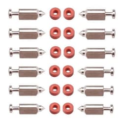OXCANO 398188 kit Needle Seat Carburetor Float Valve Needle Seat Kit Replacement for 281144 12PCS