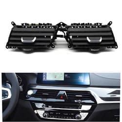 JianChao 1PCS Car NEW Dashboard Central Left Right Air Conditioner AC Vent Grille Outlet Assembly Compatible For BMW 5 Series G30 G31 2017 2018 2019 2020(LHD Central)