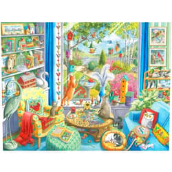 Ravensburger - The Bird Watchers | 750 Piece Large Format Jigsaw Puzzle | Unique Softclick Technology | Vibrant Imagery | Forest Stewardship Council Certified