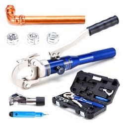 IBOSAD Copper Tube Fittings Hydraulic Pipe Crimping Tool with 1/2