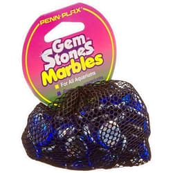 Penn-Plax Pen-Plax AG8 90 Bag Gemstones Pearls Decorative Aquarium Stones, Blue